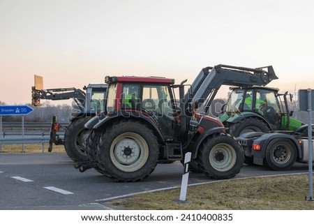 Similar – Image, Stock Photo Demo at the Brandenburg Gate