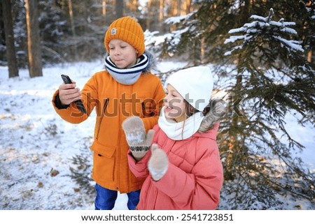 Similar – Image, Stock Photo Smile despite cold