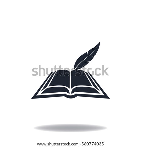 Book and Quill Free Vector | 123Freevectors