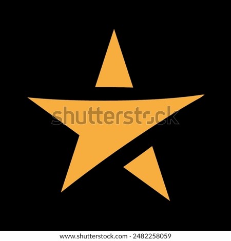 Star logo vector with eps format file.