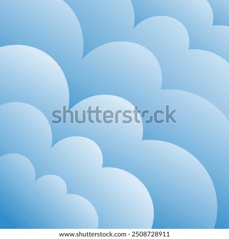 The sky is blue and filled with clouds vector design