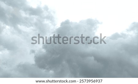 Similar – Image, Stock Photo thick grey clouds of smoke surrounded by glowing sparks