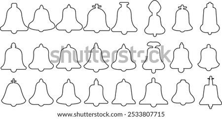 Christmas Bell vector illustration white background Christmas jingle bells clip art, clipart Christmas bells holly, Christmas tree clip art outline. This cli