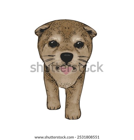 Puppy shiba, dog animal vector ilustration isolated design template, its soo cute for logo, icon, sticker,