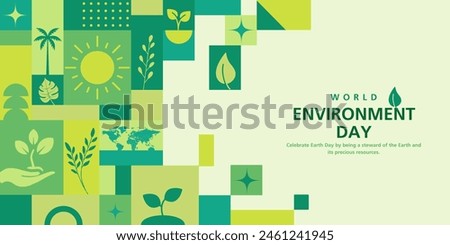 world environment day background. Happy Environment day. 5 June. June 5. World environment and earth day concept. banner, poster, template. world environment day celebration. save planet earth concept