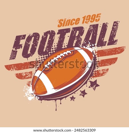 American Football  vector illustration design