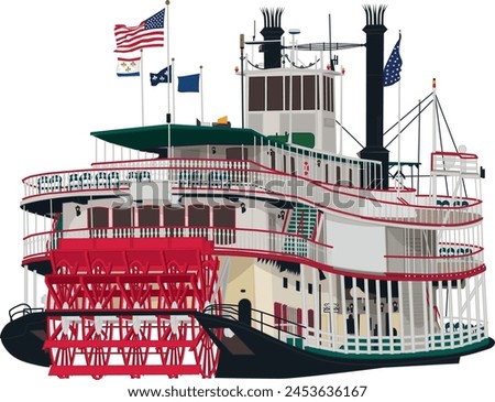 Steamboat Riverboat Paddle New Orleans