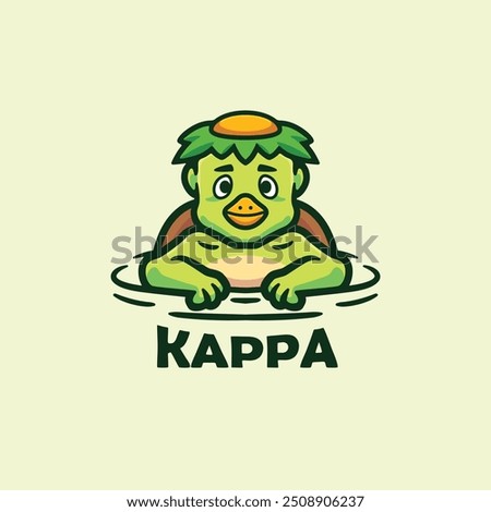 Kappa vector icon mascot logo