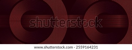 abstract dark background with glowing lines circles