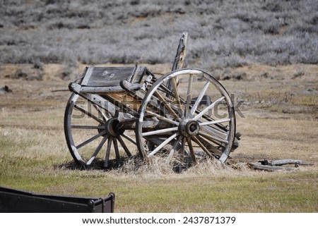 Similar – Foto Bild alter verlassener Wagon mit dem Wort Mafia aufgesprüht