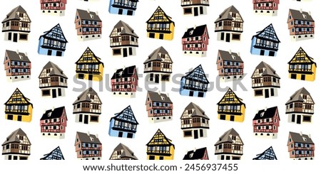  Alsace Pattern : architecture, house, tourism
