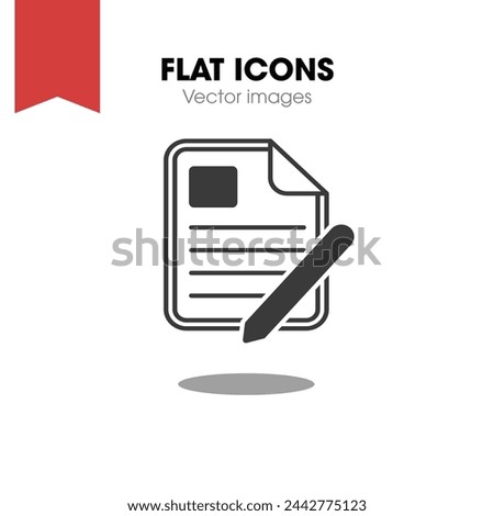 
File alt icon vector, simple design