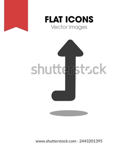 level up alt Icon. Flat style design isolated on white background. Vector illustration

