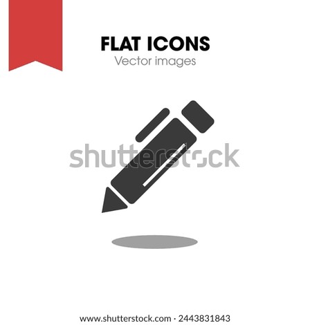 pen alt Icon. Flat style design isolated on white background. Vector illustration
