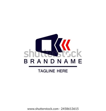 Letter O Direction Logo Design Element