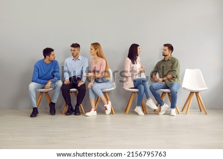 Similar – Image, Stock Photo waiting room Chair chairs