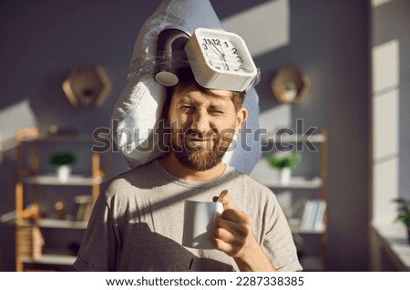 Similar – Image, Stock Photo Portrait of very tired & exhausted female UK NHS doctor in front of hospital,blurry out of focus background, Coronavirus COVID-19 pandemic outbreak crisis,overworked medical staff working long shifts