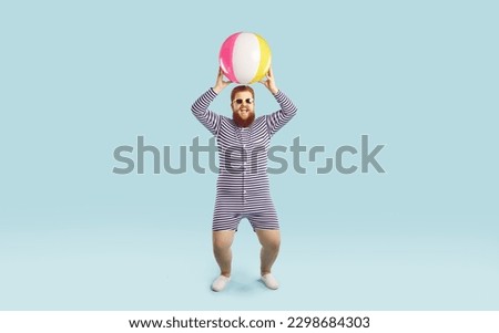 Similar – Image, Stock Photo Go for a swim! Boy (child)