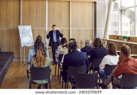 Similar – Image, Stock Photo Male master in workshop with violins