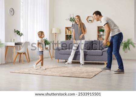 Similar – Image, Stock Photo Woman having fun throwing sand in desert