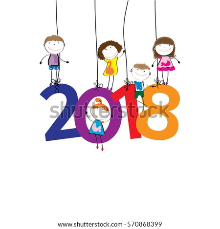 Similar – Image, Stock Photo 2018 Boy (child)