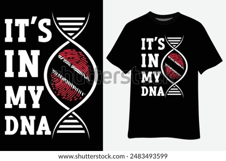 Trinidad And Tobago It's In My DNA Trinidadian Flag Pride T-Shirt