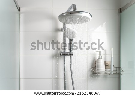 Similar – Image, Stock Photo Shower cabin in bathroom
