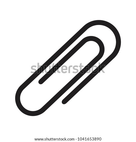 Paperclip office vector