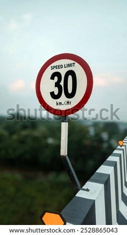 Similar – Image, Stock Photo Road safety Village