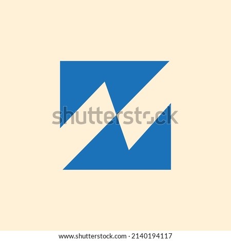 Letter of Z Logo Design Line base