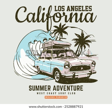 california los angeles ca la vector palm tree palm island slogan for t-shirt, california beach summer print design with typography, summer adventure t shirt, Summer vibes print design. 