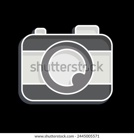 Icon Camera. related to Entertainment symbol. glossy style. simple design illustration