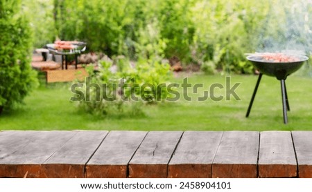 Similar – Image, Stock Photo garden table Garden