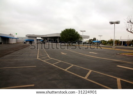 an empty car dealership  state of the economy series