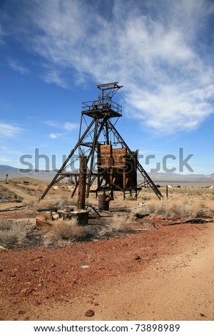 an old abandonded gold mine in americas wild wild west