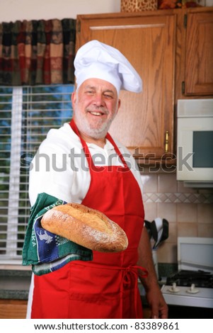 a world famous chef prepares one of his famous dishes for someone while in his kitchen at a world famous bed and breakfast hotel restaurant.