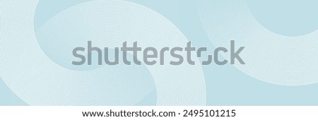 Modern abstract background. Glossy white gradient circle lines. Minimal geometric pattern. Simple graphic elements. Futuristic concept. Suitable for cover, poster, banner, brochure, eps10.