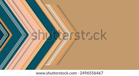 Abstract arrows geometric composition for card, header, invitation, poster, social media, post publication. Concept sport dynamic design.