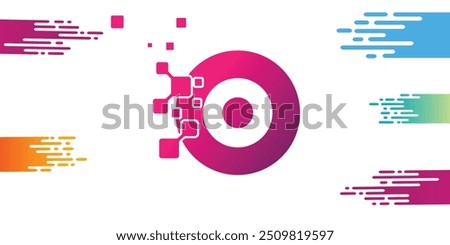 Naive playful abstract shapes in doodle grunge style in multi colored. Squiggles, circles, asterisk, infinity sign, dots and wavy bold lines. Vector illustration with colorful geometric elements.