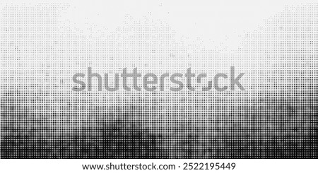 Abstract vector noise vanishing. Subtle grunge texture overlay with fine particles isolated on a white background. 