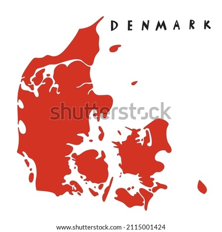 Similar – Image, Stock Photo Danish flag at dawn waving in the wind