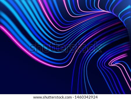 Tunnel data for concept design. Information technology. Global network connection. Network cyber technology. Cyber security background vector illustration.