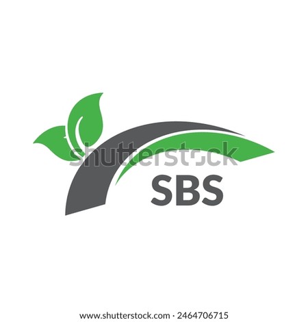 Creative  modern sbs letter logo design. Vector design.