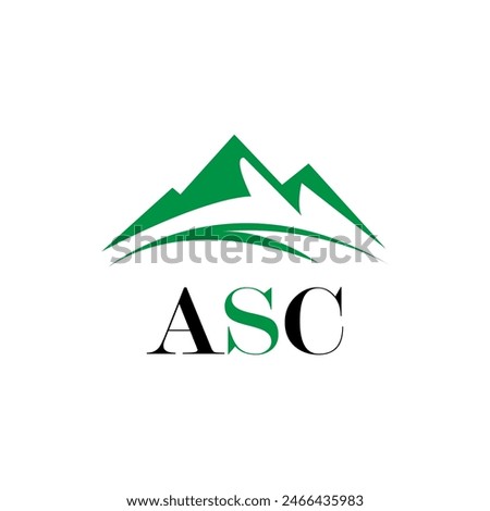 ASC letter logo design on white background. Creative  modern ASC letter logo design. Vector design.
Letters ASC, ASC logo  vector template. 