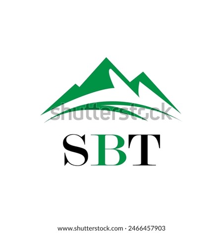 SBT letter logo design on white background. Creative  modern SBT letter logo design. Vector design.
Letters SBT, SBT logo  vector template.