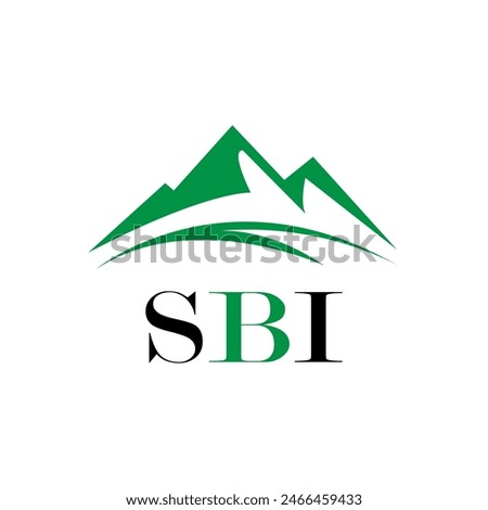 SBI letter logo design on white background. Creative  modern SBI letter logo design. Vector design.
Letters SBI, SBI logo  vector template.