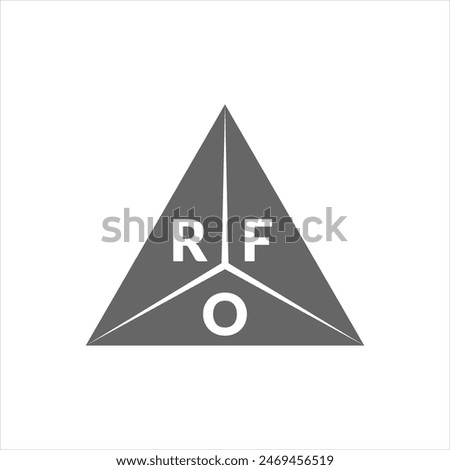 RFO letter logo design on white background. Creative  modern RFO letter logo design. Vector design.
Letters RFO, RFO logo  vector template.