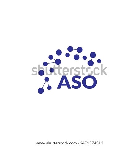 ASO letter logo design on white background. Creative  modern ASO letter logo design. Vector design.
Letters ASO, ASO logo  vector template.