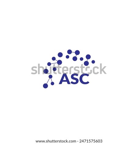 ASC letter logo design on white background. Creative  modern ASC letter logo design. Vector design.
Letters ASC, ASC logo  vector template.