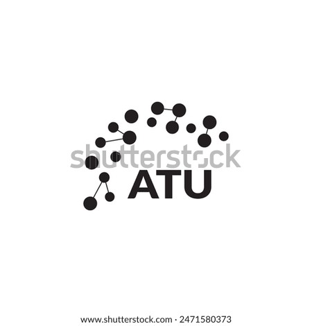 ATU letter logo design on white background. Creative  modern ATU letter logo design. Vector design.
Letters ATU, ATU logo  vector template.